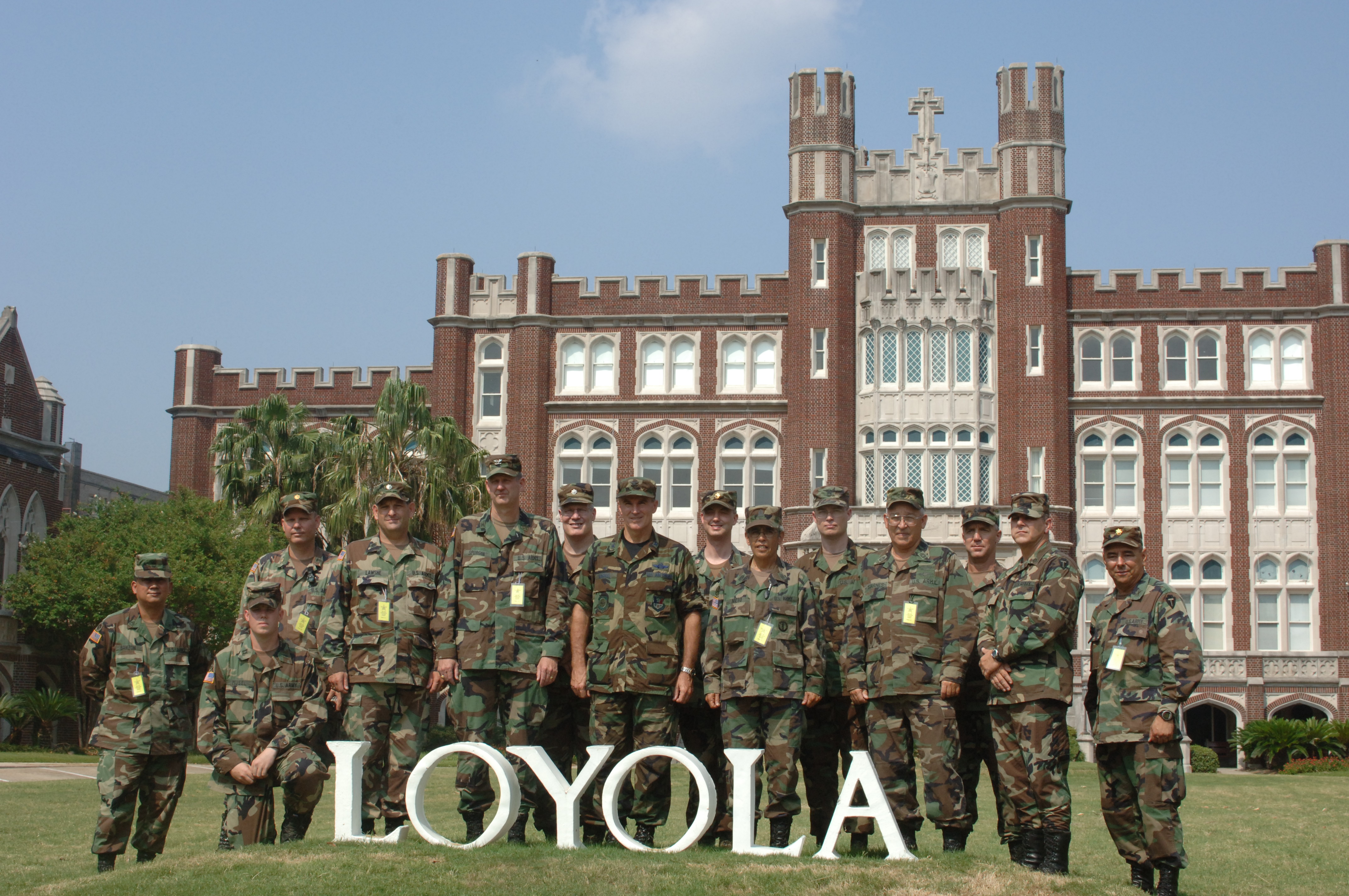 Texas National Guard At Loyola